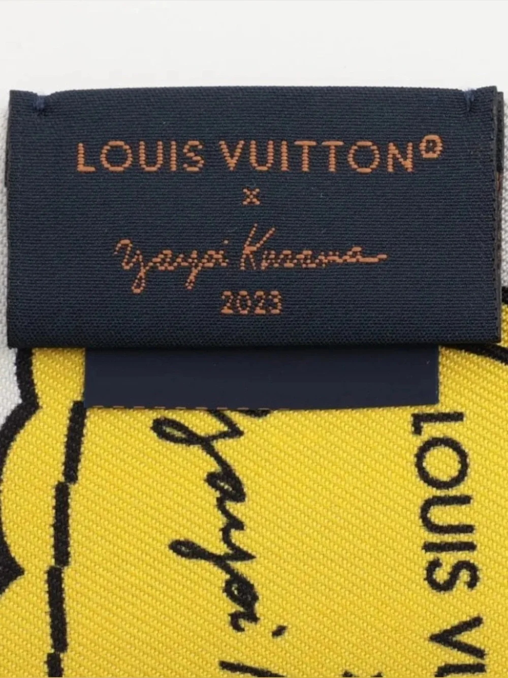 LV x YK Infinity Dots Bandeau Black Yellow White